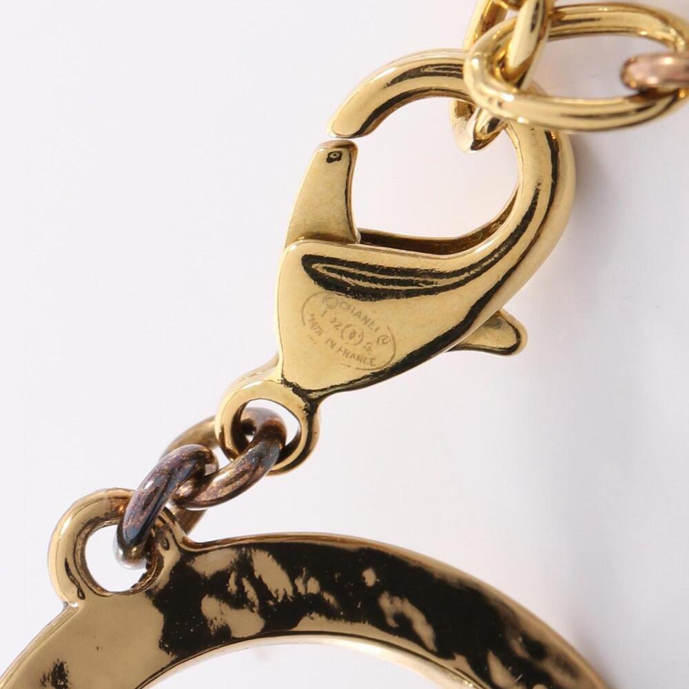 CHANEL Authentic Black Leather Logo Necklace - Picture 5 of 7